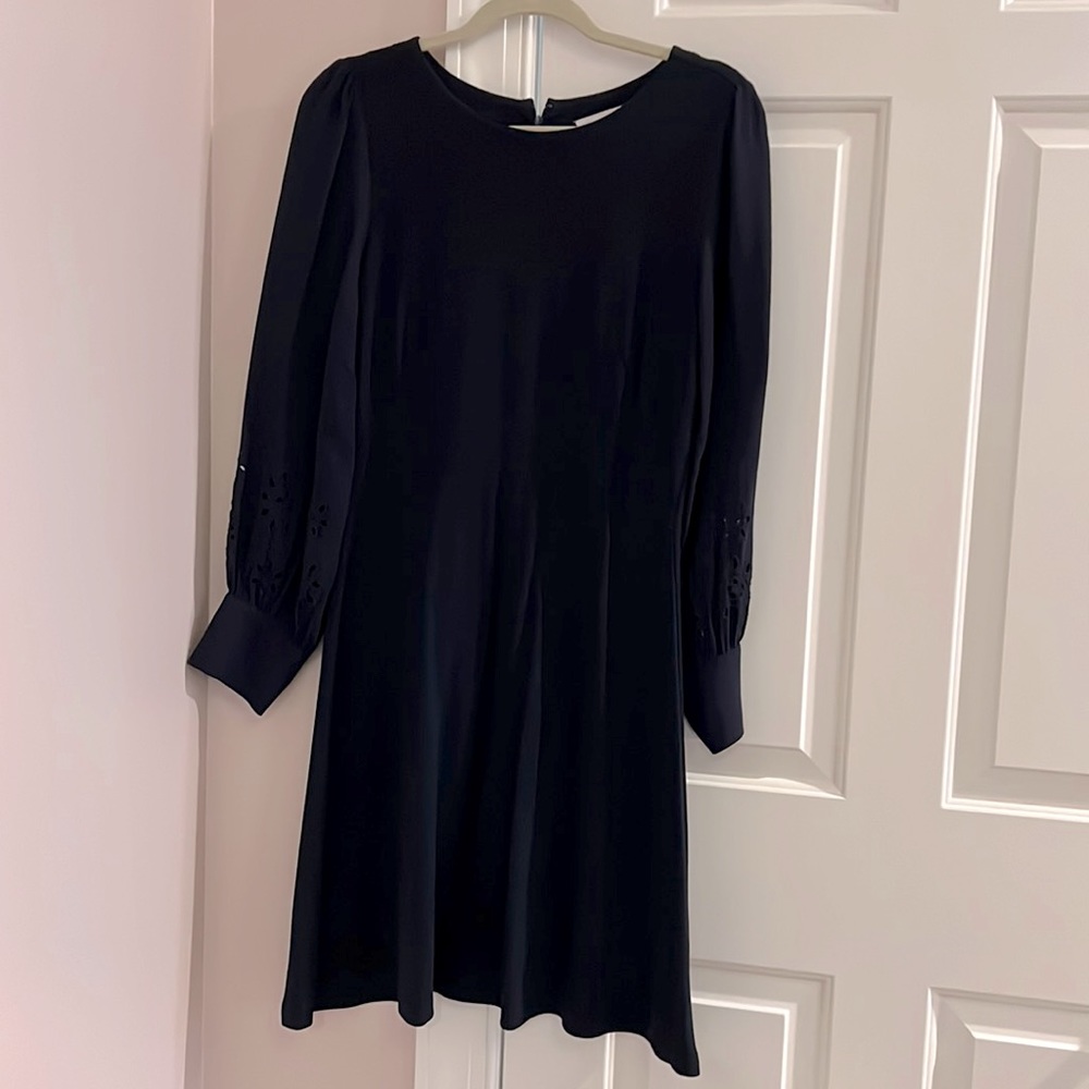 Loft dark navy dress. Perfect for work!